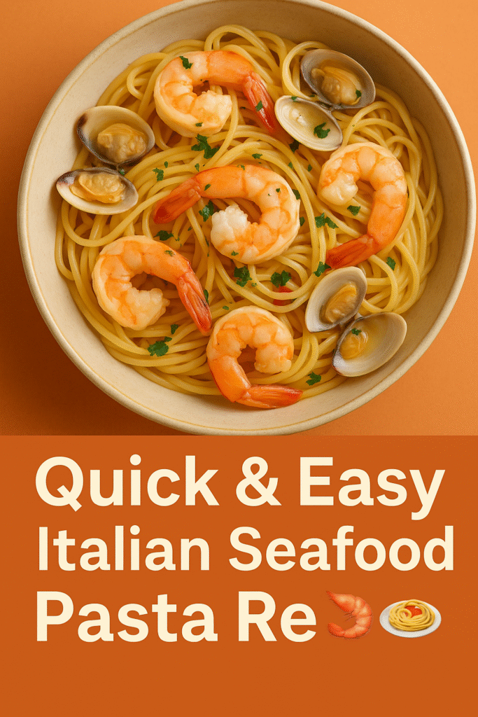 Easy Italian Seafood Pasta Recipes: Mediterranean Flavor in Minutes