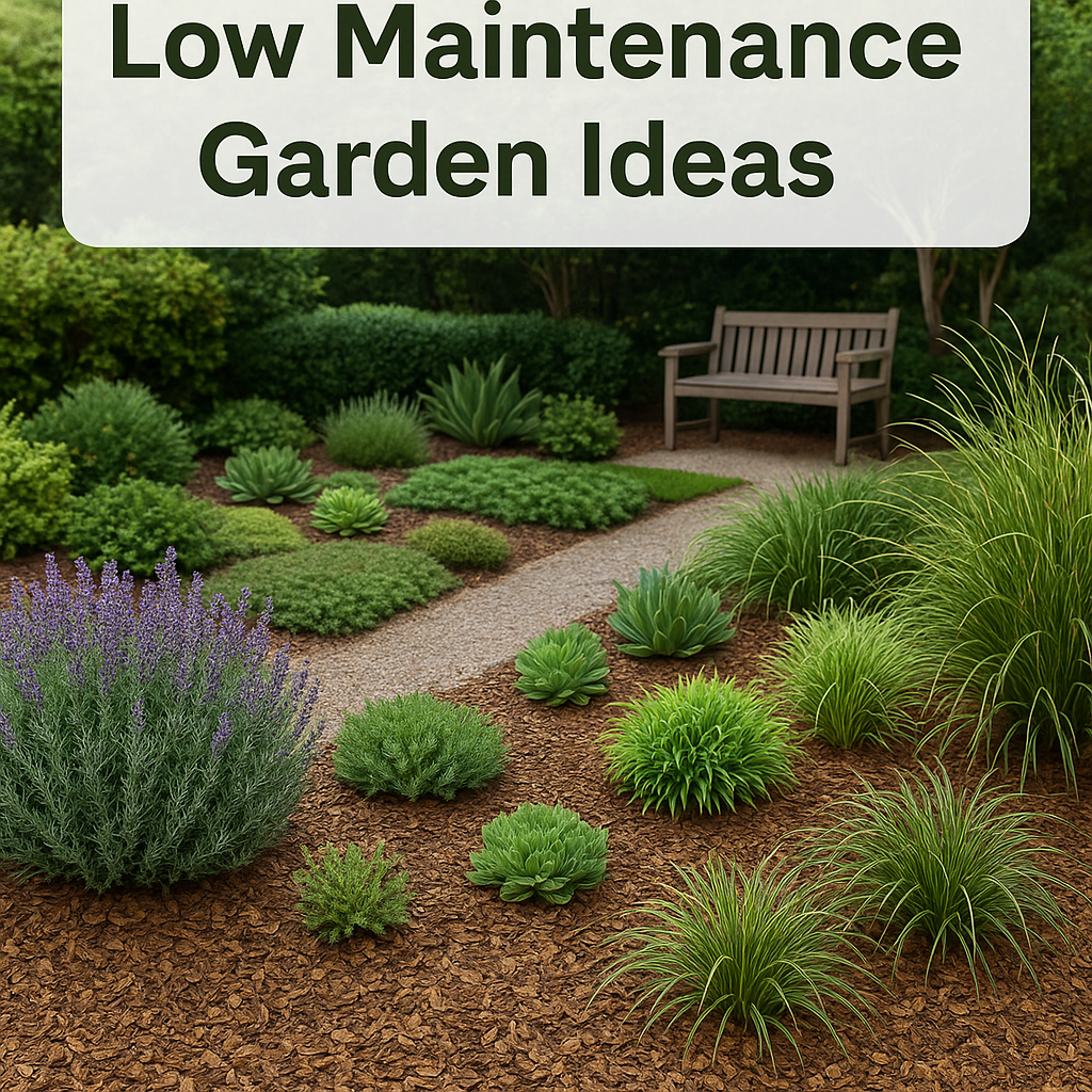 🌿 Low Maintenance Garden Ideas: Sustainable Beauty Without the Hassle