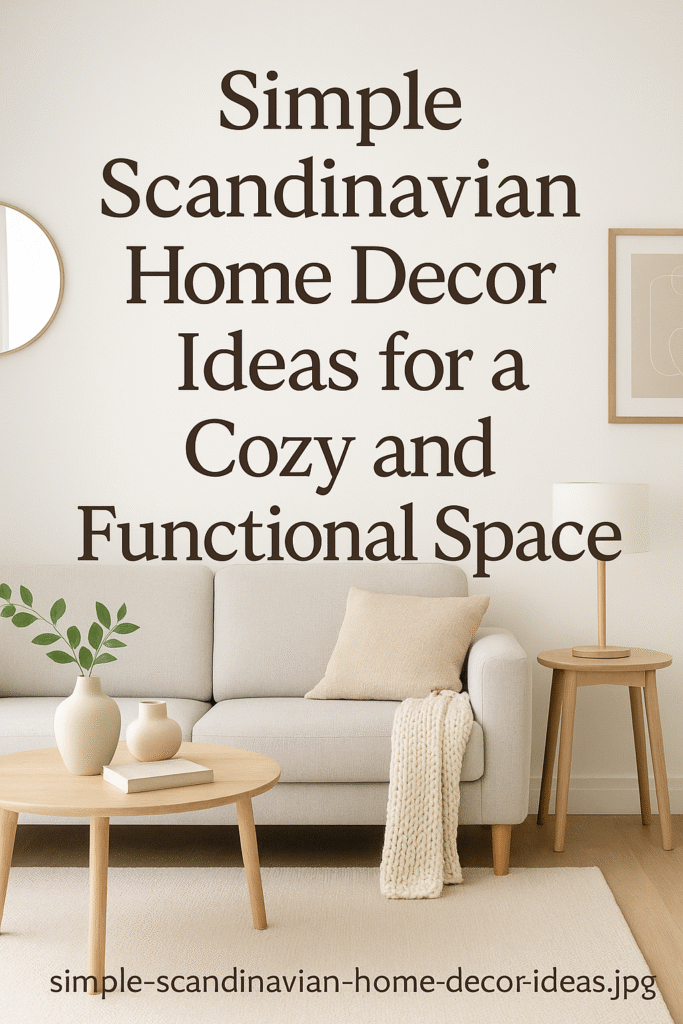 Scandinavian Style Home Decor: Where Simplicity Meets Function
