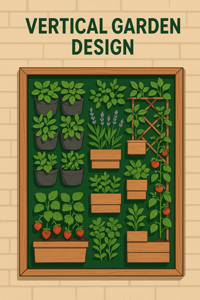 🌿 Vertical Garden Design: Grow Up, Not Out!